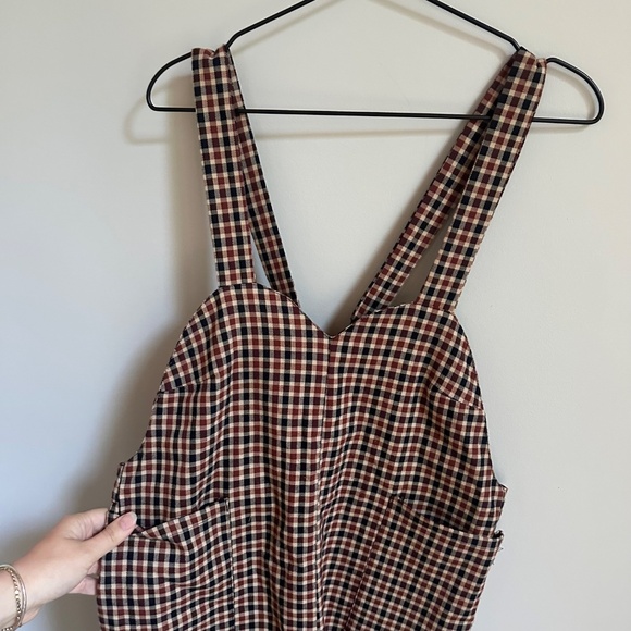 Make My Lemonade Plaid Hedwige Overalls - Picture 4 of 8